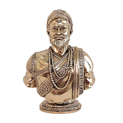 Brass Shivaji Maharaja Statue KBH11249