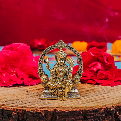 Rajarajeshwari Devi Brass Statue for Pooja Room, Spiritual Worship & Vastu Decor BH11262