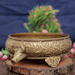 Brass Abhishek Gaumukh Pot for Pooja & Temple Use BH11505