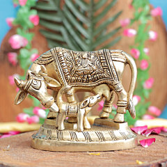 Brass Cow & Calf KBH11721