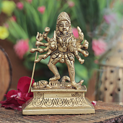 Brass Mahakali Maa Idol 4 Inch KBH11727