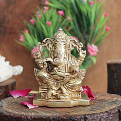 Brass Ganesha Statue KBH11729