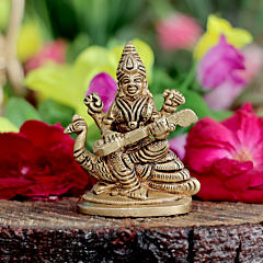 Brass Saraswati Maa Statue KBH11743