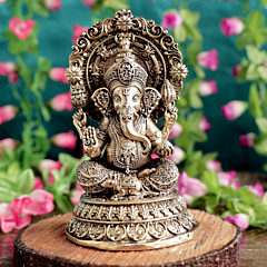Decorative Brass Ganesh Murti for Home Temple BH12075