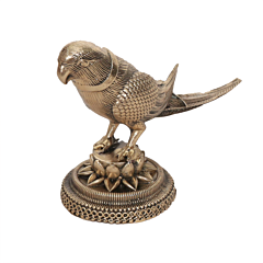 Decorative Brass Parrot Showpiece for Home Decor KBH12228