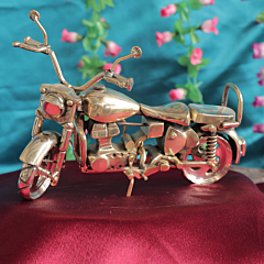 Brass Bullet Bike Showpiece BH12256