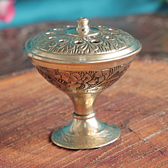 Brass Agarbatti Stand for Pooja Room, Home Temple & Office Decor BH12366