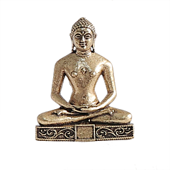 Mini Brass Buddha Idol for Home Decor & Puja BH12369