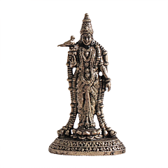 Mini Brass Andal Devi Idol for Home Decor & Puja BH12380