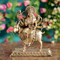Brass Meldi Maa Idol for Home Temple & Decor BH12406