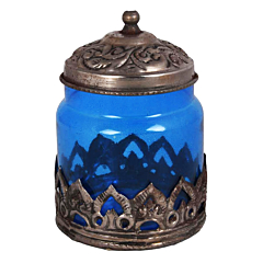 Oxidized Glass Barni | Blue