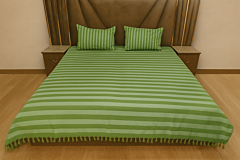 Handloom Double Bedsheet with Pillow Covers