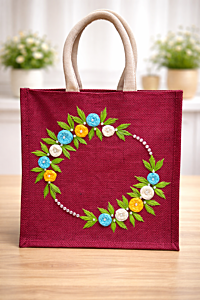 Stylish Floral Embroidered 