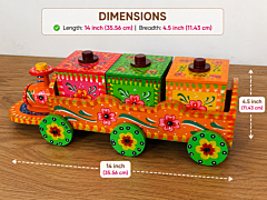 Handmade Wooden Train Toy