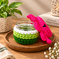 Handwoven Acrylic Yarn Watermelon Box
