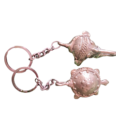 Handmade Bastar Dokra Brass Keychain Set 