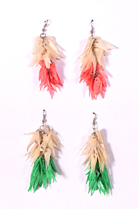 Handmade Fish Scale Earrings | Set of 2 | Multicolour