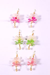  Biossom Elegance Earrings    Set 3    milti colour 