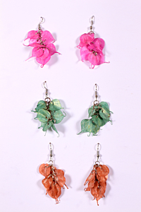  Blooming  Elegance Earrings     set of 3     Eulticolour