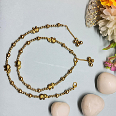 Handcrafted Beaded Anklet | Set of 2