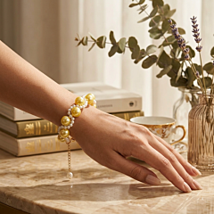 Eye-Catching Beaded Statement Bracelet