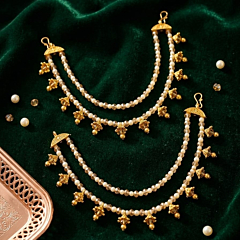 Beaded Layered Ear Chain