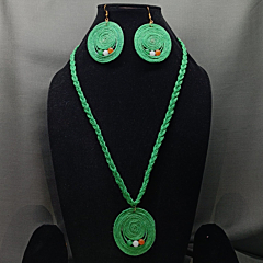 Jute Necklace Set