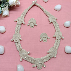 Jute Beaded Necklace Set 