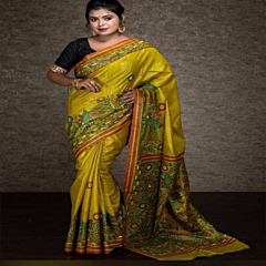 Handmade Handloom silk saree 