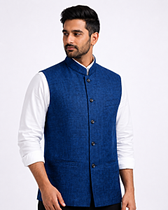PURE COTTON KHADI NEHRU COAT BANDI
