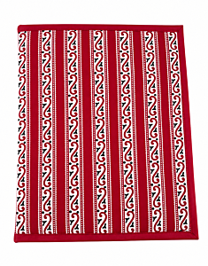 Rajasthani Handmade Cloth File Folder  Red Ethnic Design
