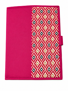 Jaipur Handmade Cloth Conference File Folder with Pocket & Pen Holder
