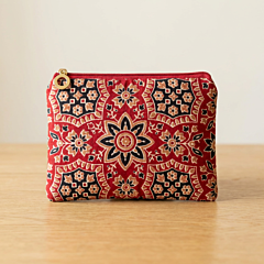 Handwoven Rajasthani Pouch|Red