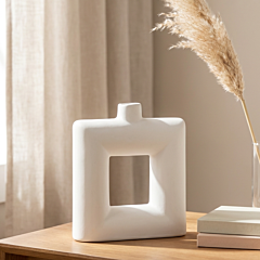 Handcrafted Ceramic Square Vase