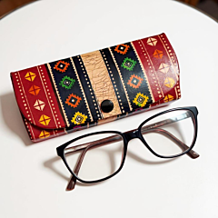 Handcrafted Leather Spectacle Case | 15x8x7 cm