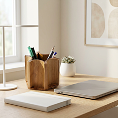 Bamboo Pencil Stand