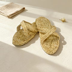 Bhimal criss-cross slippers