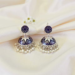 Silver earrings