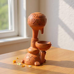 Terracotta Vaccum Lamp Diya
