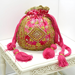 Designer Gota Patti Potli Bag