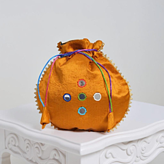 Handcrafted Mirror Work Potli Bag