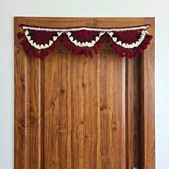Handwoven Door Hanging Woolen Toran| 36X8 inches