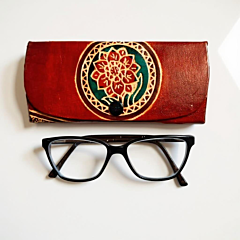 Handcrafted Leather Spectacle Case | 15x8x7 cm