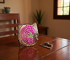 Genuine Leather Coin Purse | Fish Design