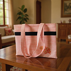 Hand-Painted Eco-Friendly Tote Bag