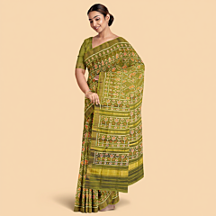 Single Ikat Patola Silk Saree