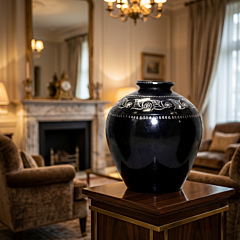 Handmade Flower Vase|Black