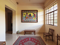 Handmade Multicolour Madhubani Painting Without Frame 