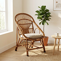 Cane and Bamboo Premium Chair