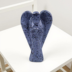 Handcarved Kambaba Jasper Angel Figurine